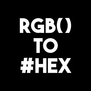 Rgb To Hex - Bot Telegram