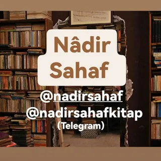 Sahafislam || NadirSahaf || Sadece İslâmî Kitaplar! - Grup Telegram