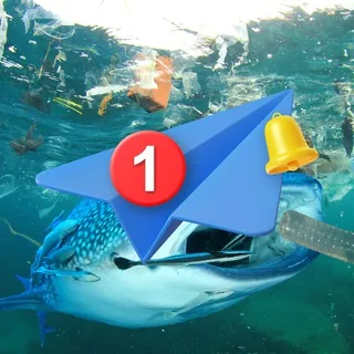 Plastic doesn't belong in the oceans - Stop killing animals / El plástico no pertenece a los océanos - Dejen de matar an - Channel Telegram