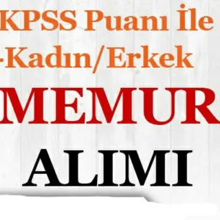 Kamu personel Memur alımları - Kanal Telegram