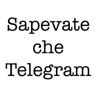 Sapevate che Telegram - Bot Telegram