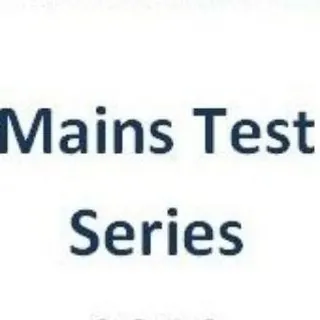 UPSC Mains Test Series & Test Copies - Channel Telegram