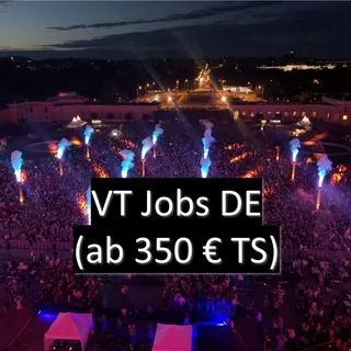 Veranstaltungstechnik - Freelancer DE (TS 350+) Jobs & Last Minute - Gruppo Telegram