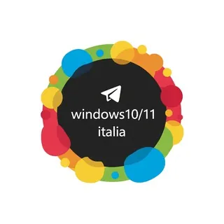 Windows 10 - 11 Italia 🇮🇹 - Canale Telegram