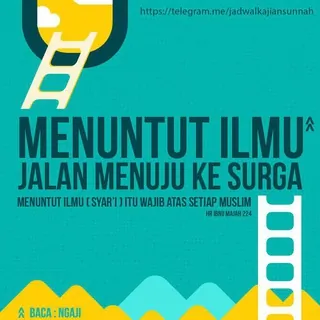 Jadwal Kajian Sunnah - Saluran Telegram