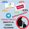 immagine profilo del channel telegram di ❌OFFERTE, ERRORI DI PREZZO, CODICI SCONTO SdW❌